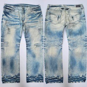 New Men's ROBIN'S JEAN sz 44 Long Flap Straight Jeans